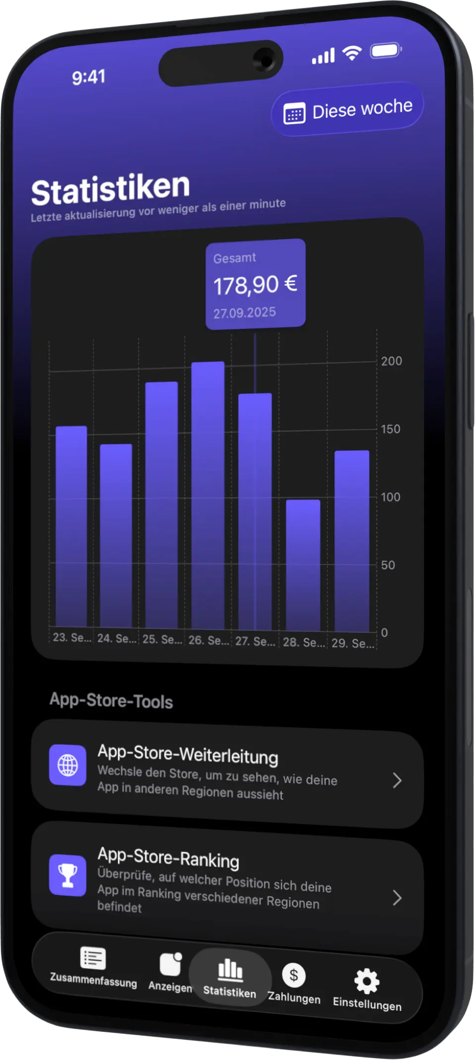 AdMate iPhone Stats DE AdMate iPhone Stats DE