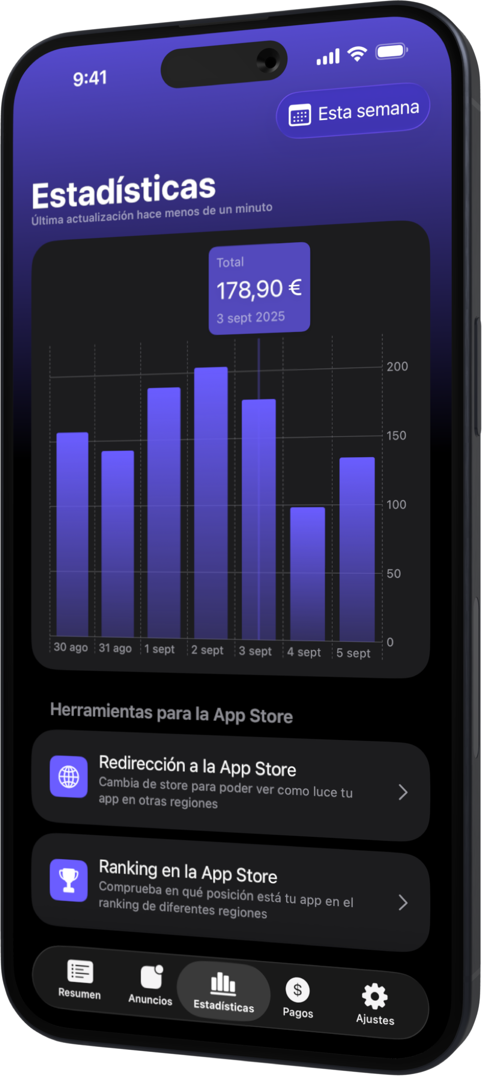 AdMate iPhone Stats ES AdMate iPhone Stats ES