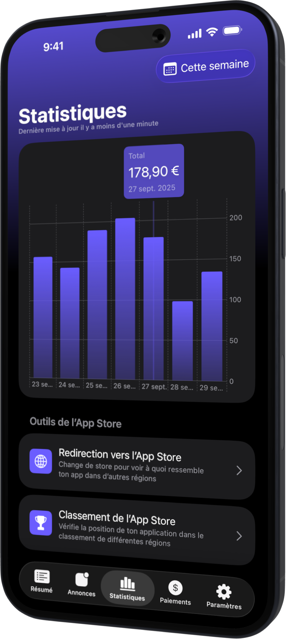 AdMate iPhone Stats FR AdMate iPhone Stats FR