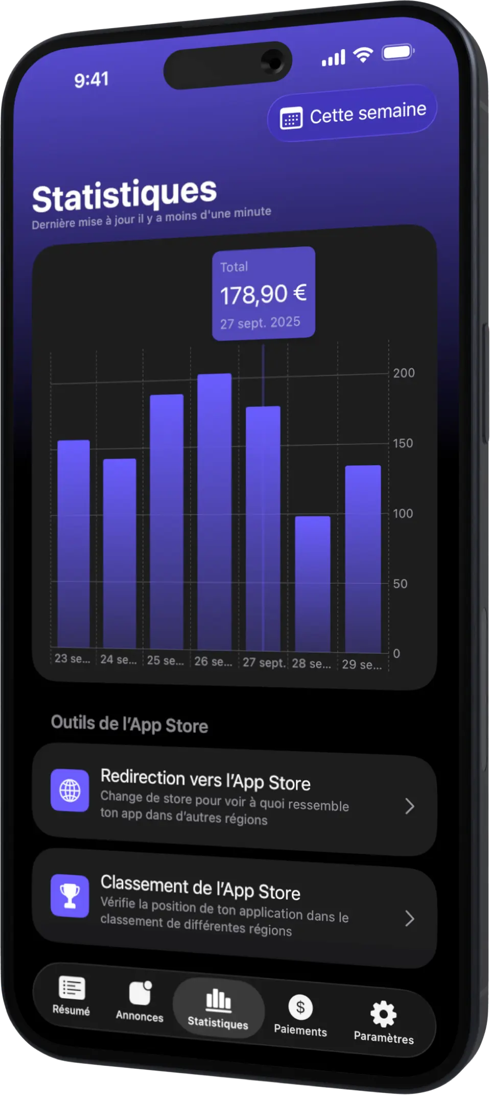AdMate iPhone Stats FR AdMate iPhone Stats FR