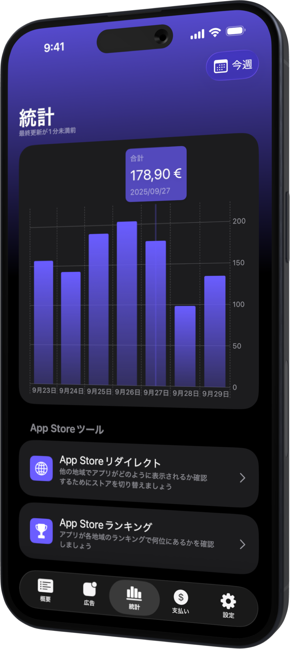 AdMate iPhone Stats JA