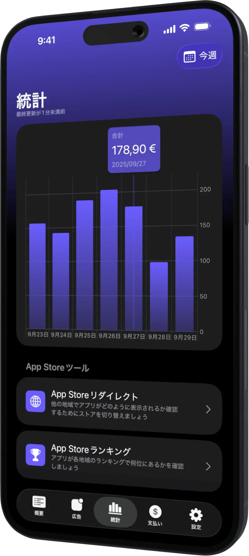 AdMate iPhone Stats JA