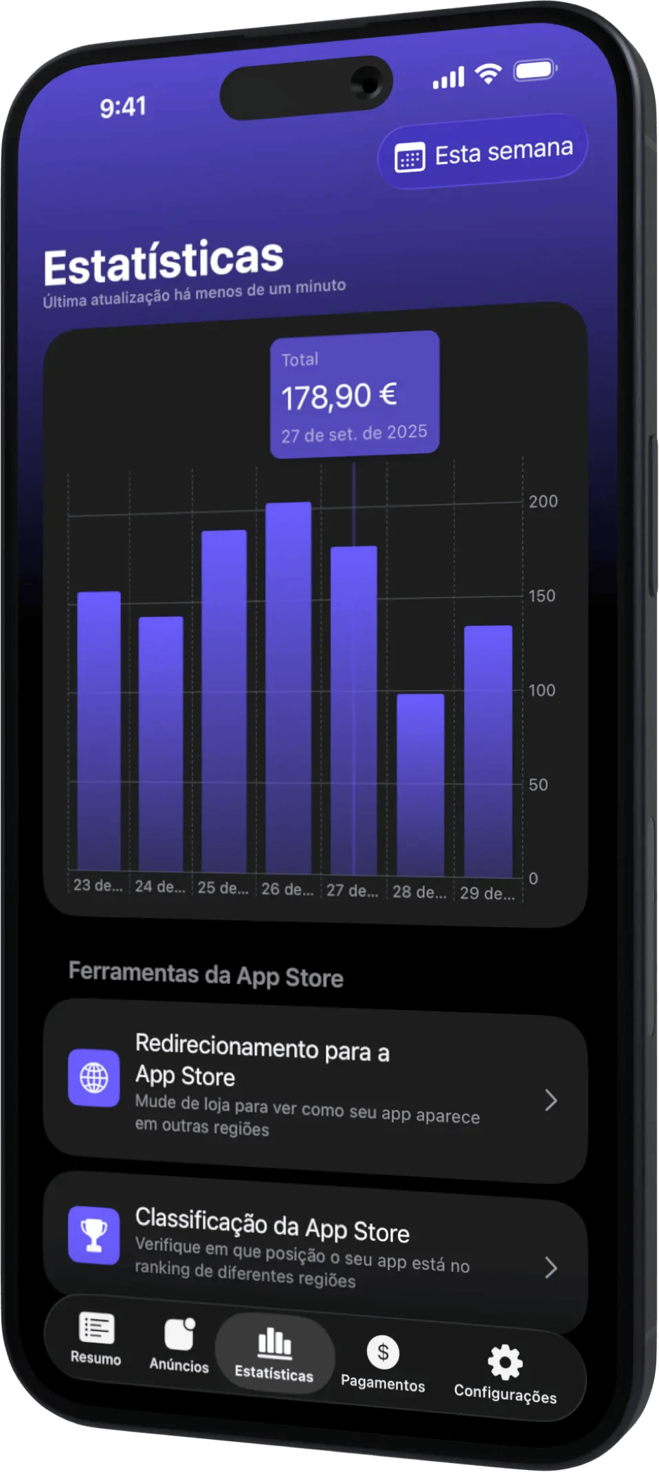 AdMate iPhone Stats PT