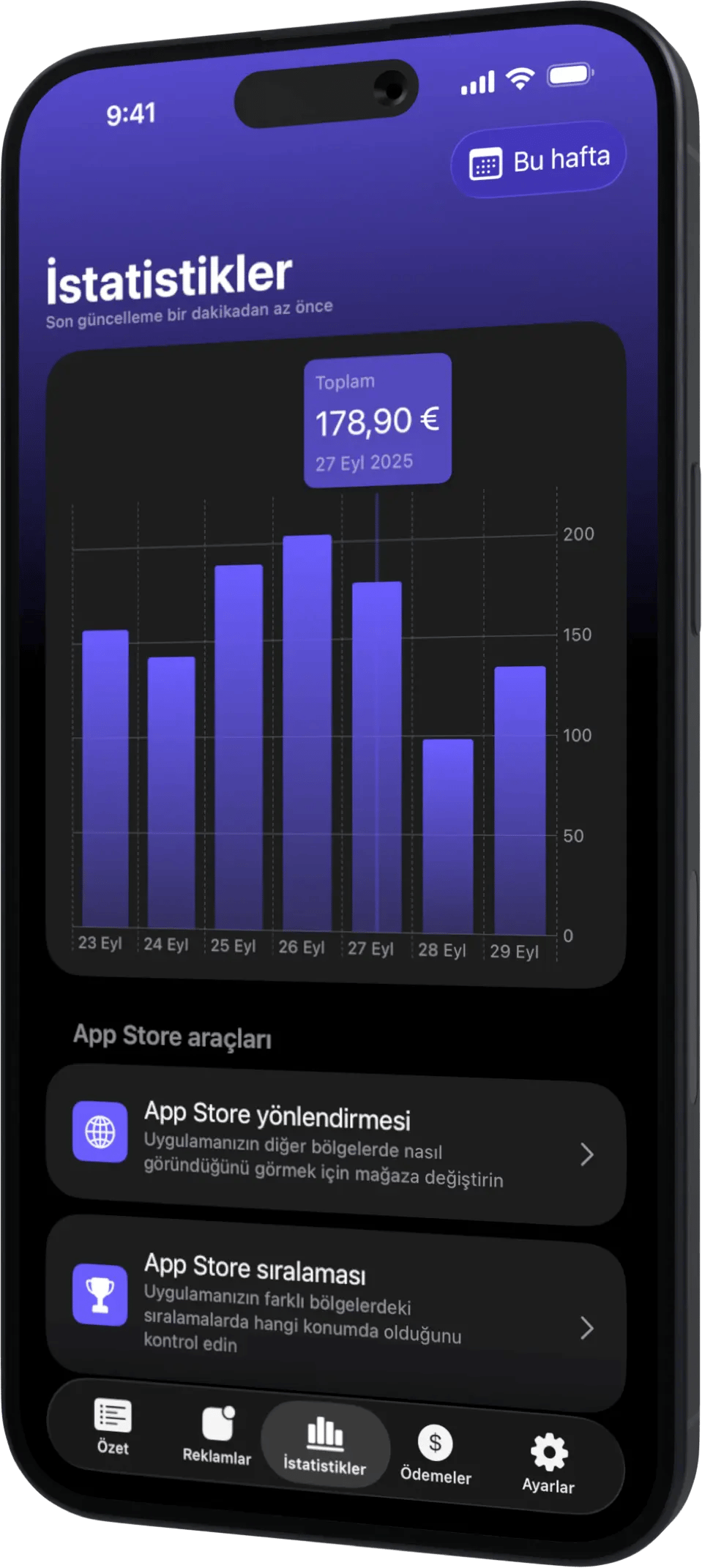 AdMate iPhone Stats TR