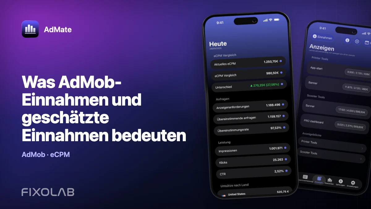 Was AdMob-Einnahmen und geschätzte Einnahmen bedeuten