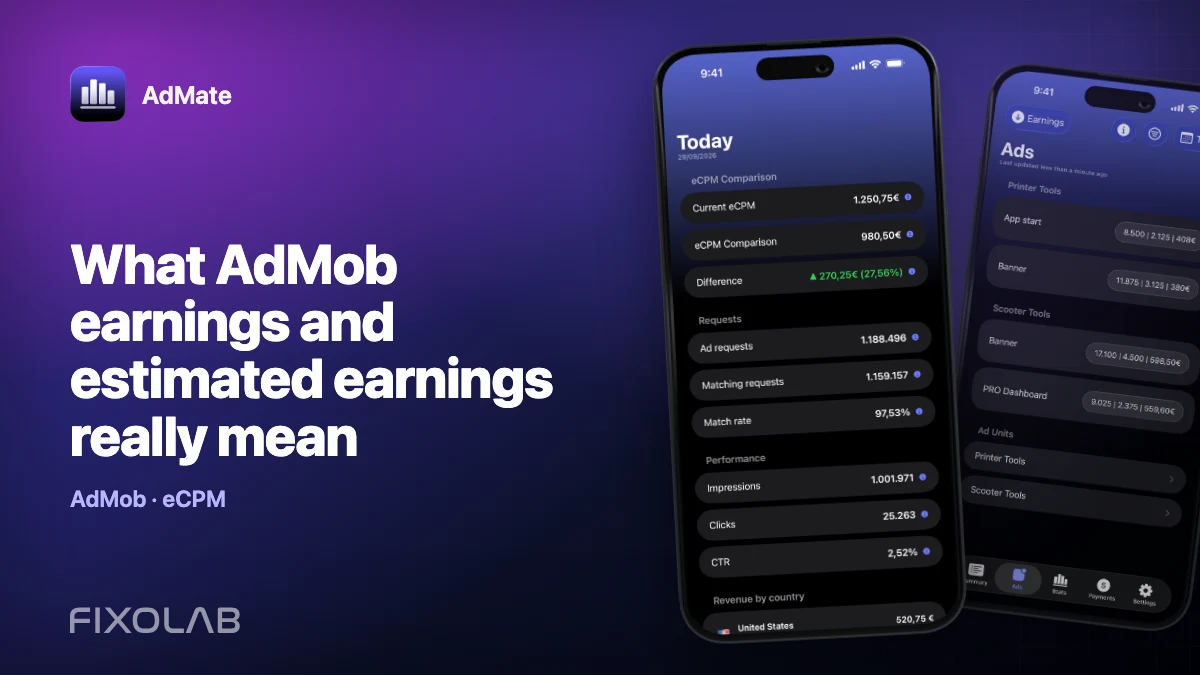 What AdMob earnings and estimated earnings really mean