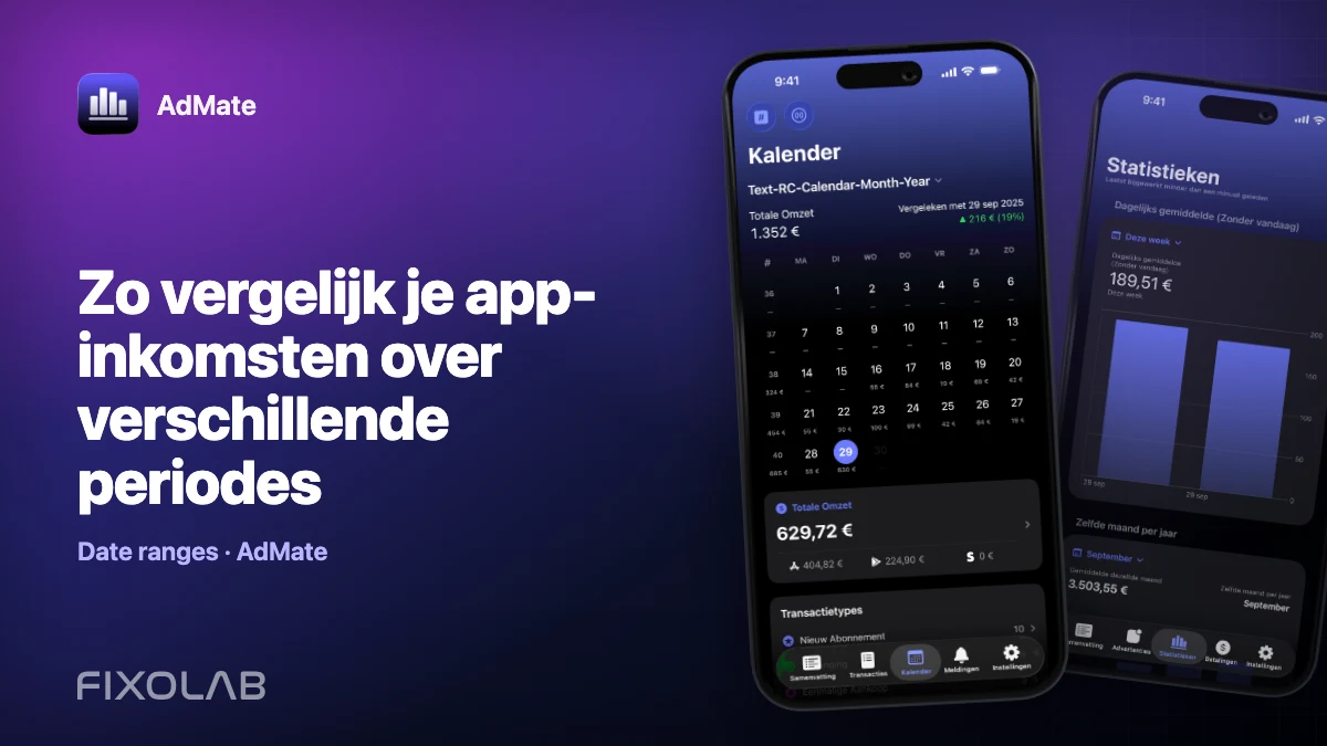 Zo vergelijk je app-inkomsten over verschillende periodes