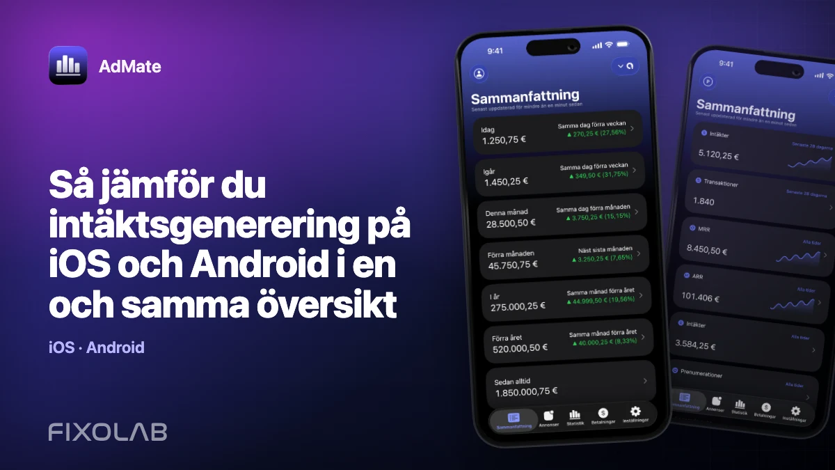 Så jämför du intäktsgenerering på iOS och Android i en och samma översikt