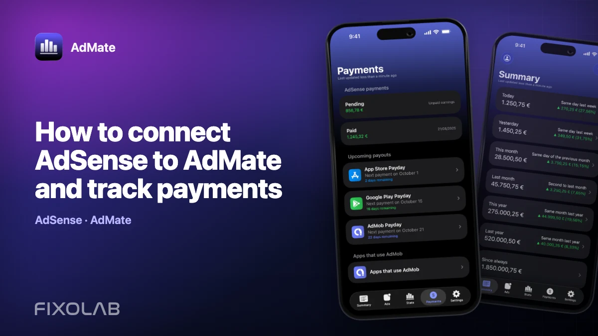 How to connect AdSense to AdMate and track payments How to connect AdSense to AdMate and track payments