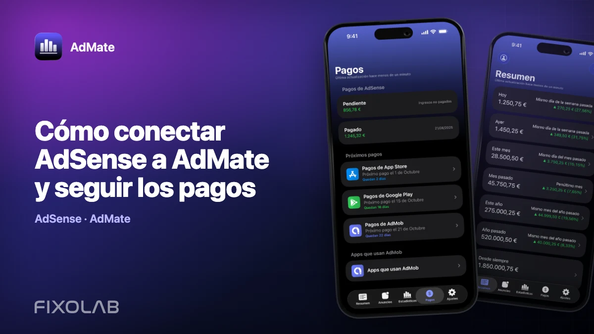 Cómo conectar AdSense a AdMate y seguir los pagos