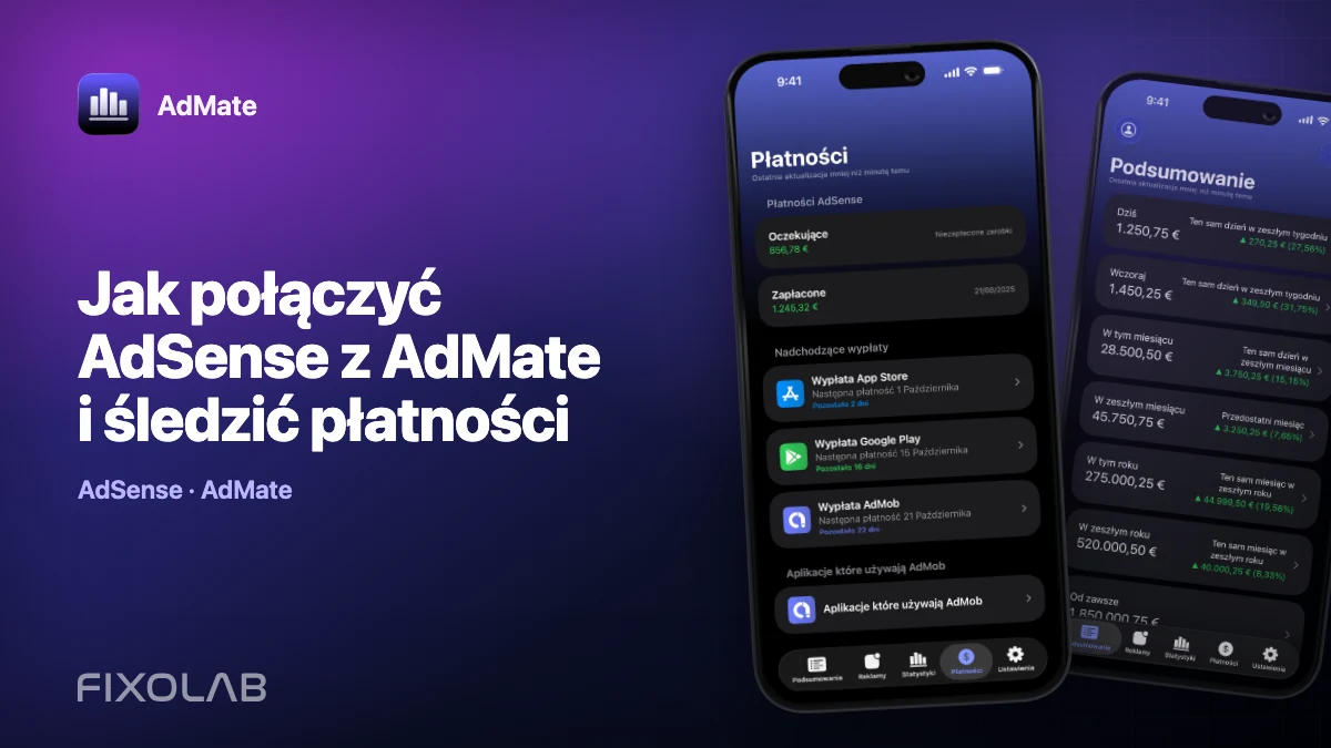 Jak połączyć AdSense z AdMate i śledzić płatności Jak połączyć AdSense z AdMate i śledzić płatności