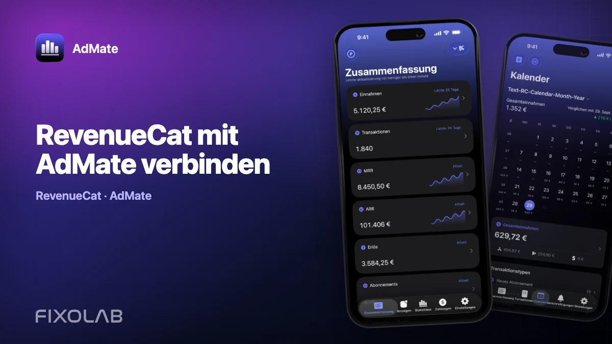 RevenueCat mit AdMate verbinden