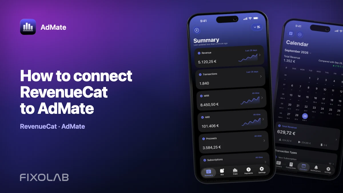 How to connect RevenueCat to AdMate
