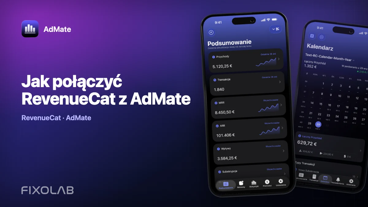 Jak połączyć RevenueCat z AdMate