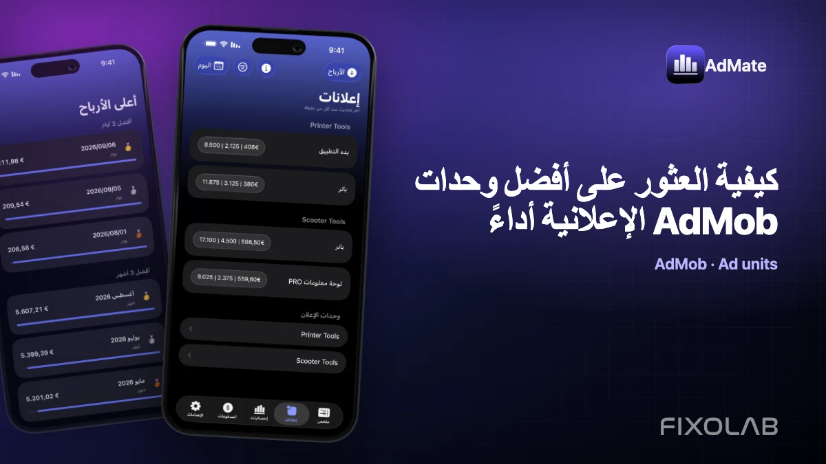 كيفية العثور على أفضل وحدات AdMob الإعلانية أداءً