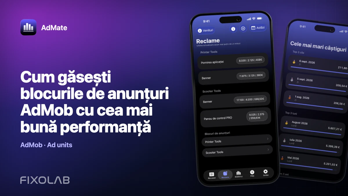 Cum găsești blocurile de anunțuri AdMob cu cea mai bună performanță Cum găsești blocurile de anunțuri AdMob cu cea mai bună performanță