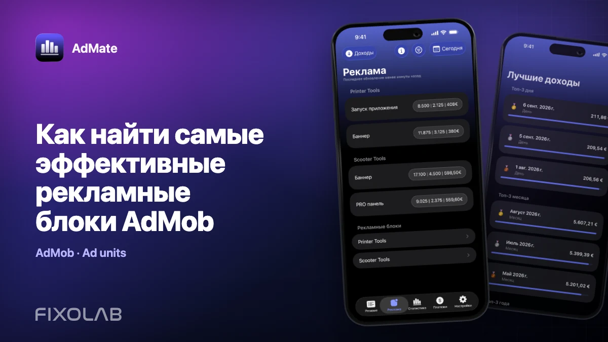 Как найти самые эффективные рекламные блоки AdMob Как найти самые эффективные рекламные блоки AdMob