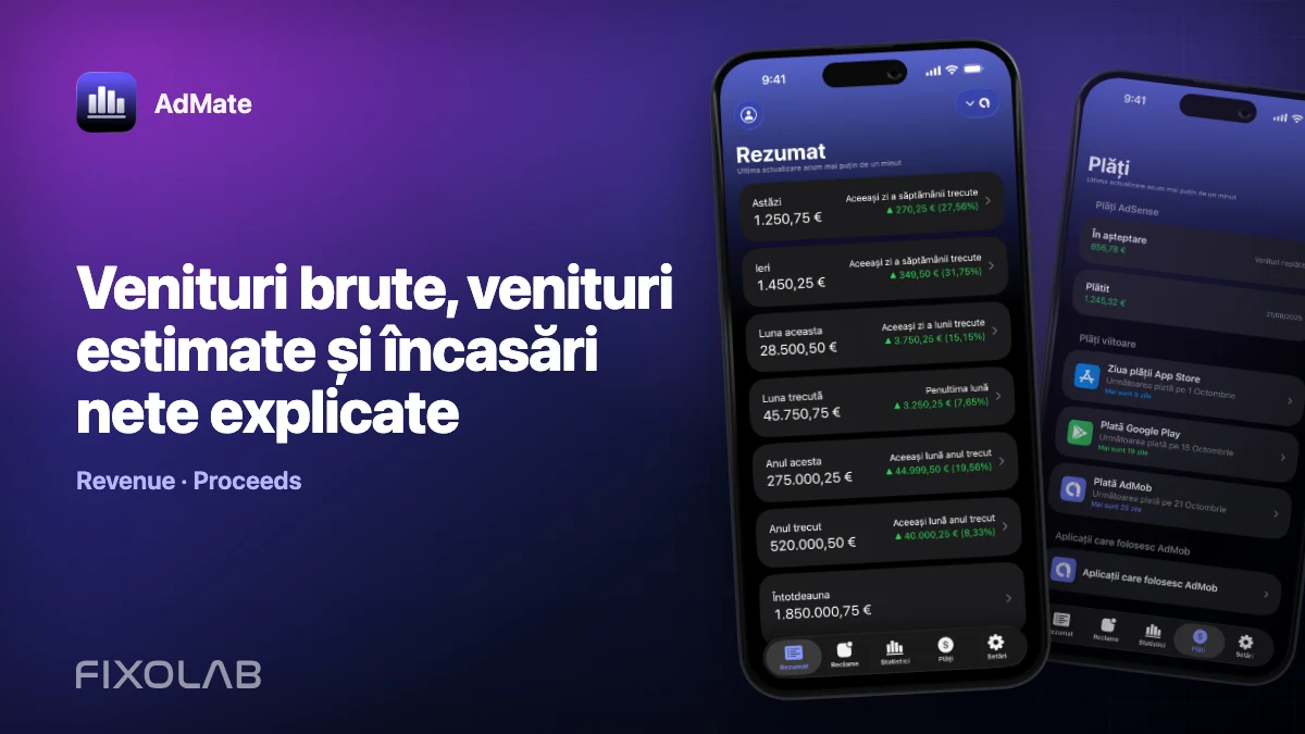 Venituri brute, venituri estimate și încasări nete explicate