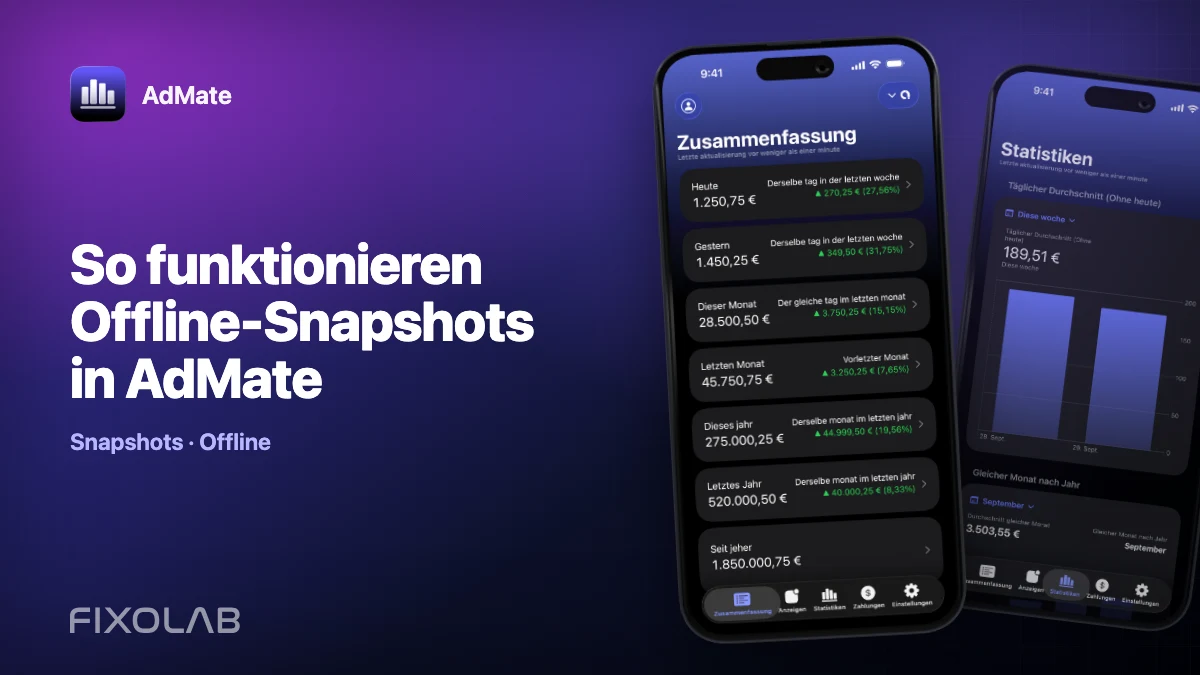So funktionieren Offline-Snapshots in AdMate So funktionieren Offline-Snapshots in AdMate