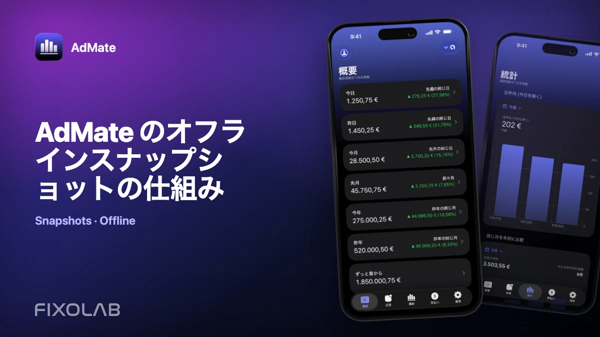 AdMate のオフラインスナップショットの仕組み AdMate のオフラインスナップショットの仕組み