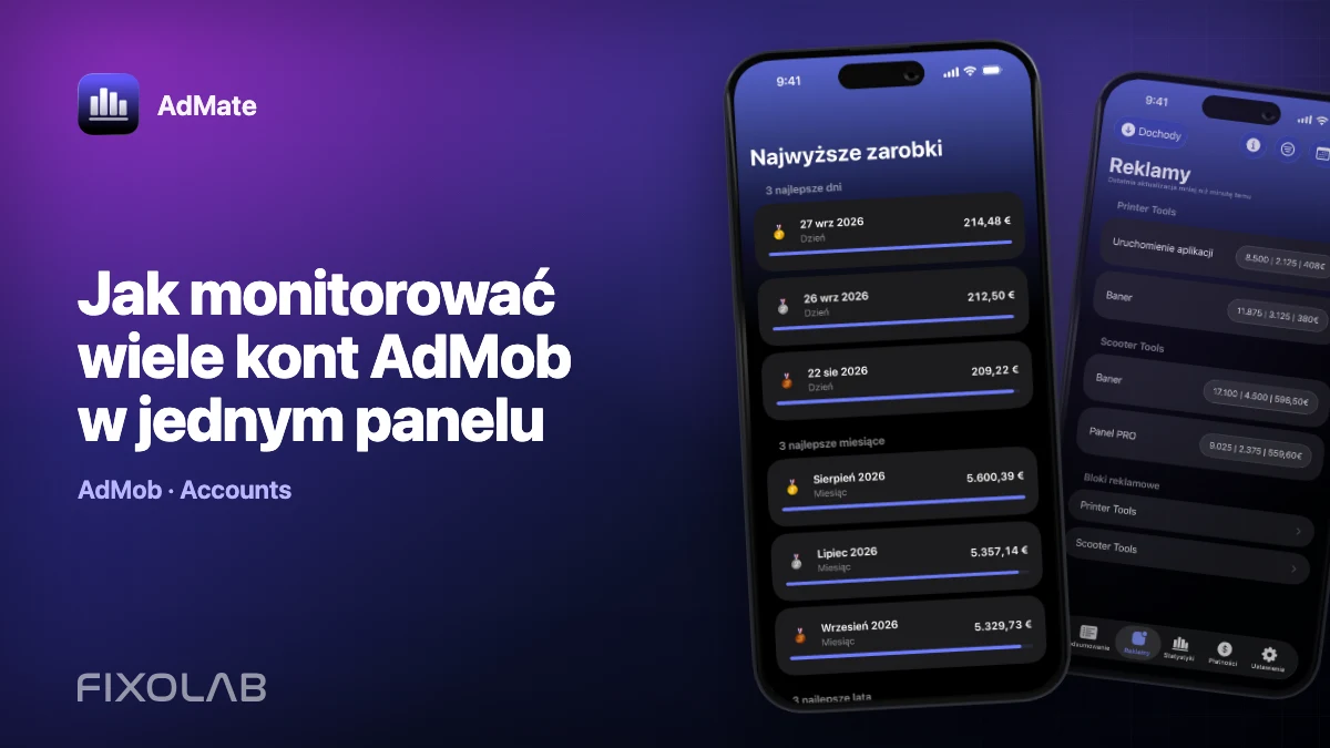 Jak monitorować wiele kont AdMob w jednym panelu