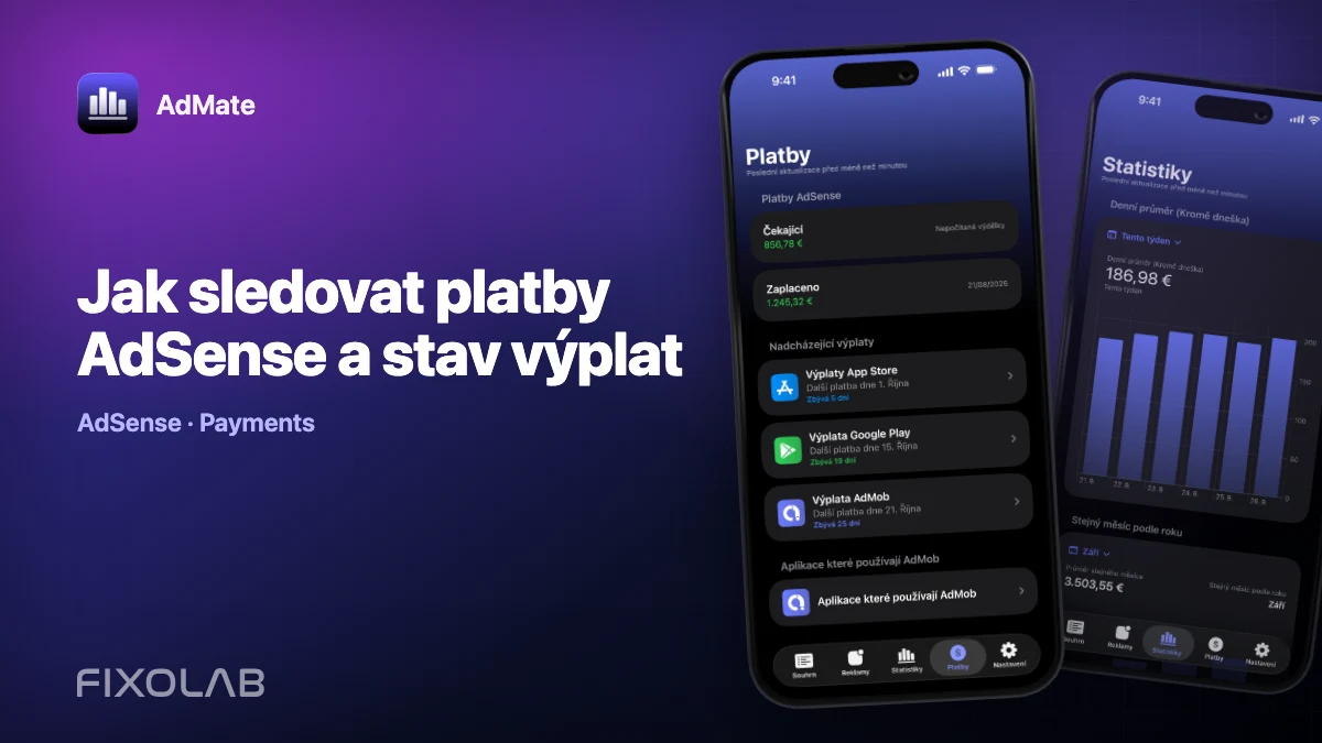 Jak sledovat platby AdSense a stav výplat