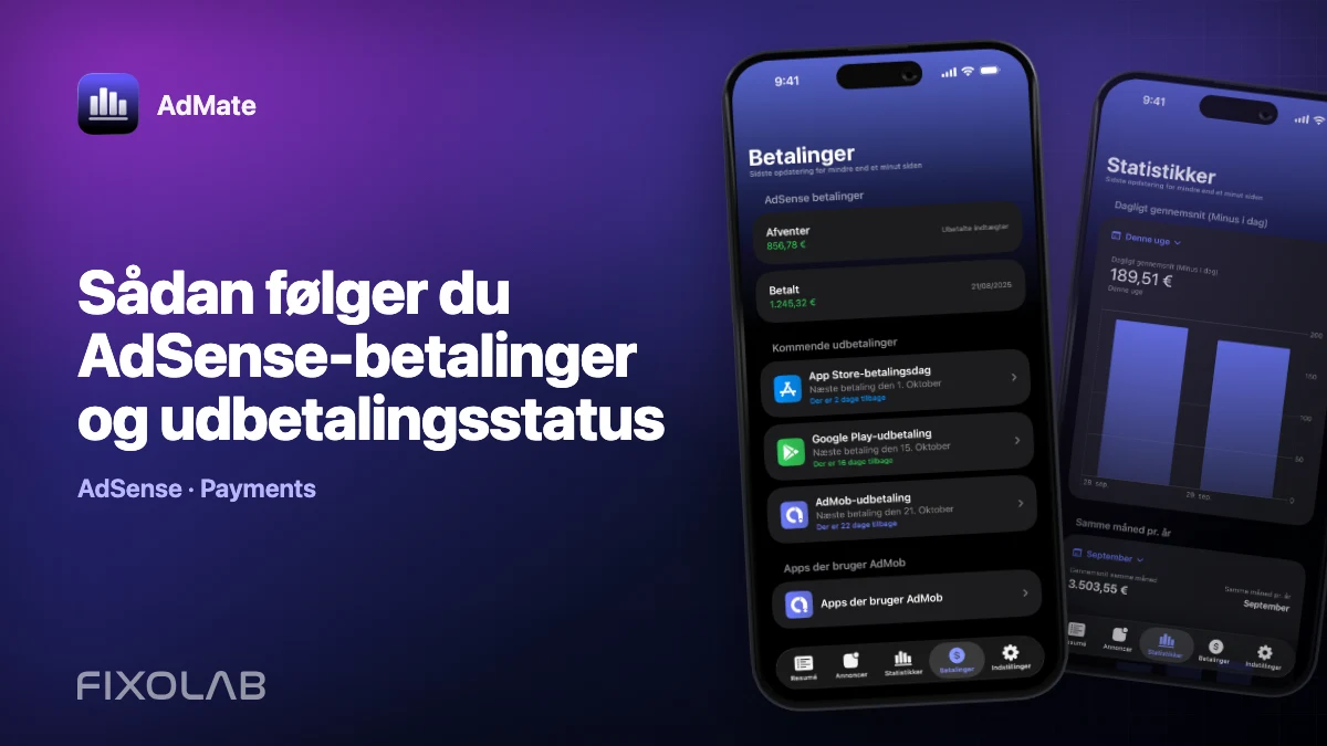 Sådan følger du AdSense-betalinger og udbetalingsstatus Sådan følger du AdSense-betalinger og udbetalingsstatus