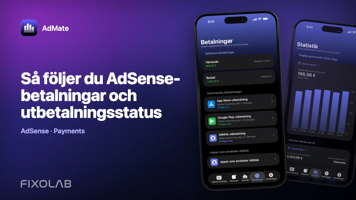 Så följer du AdSense-betalningar och utbetalningsstatus