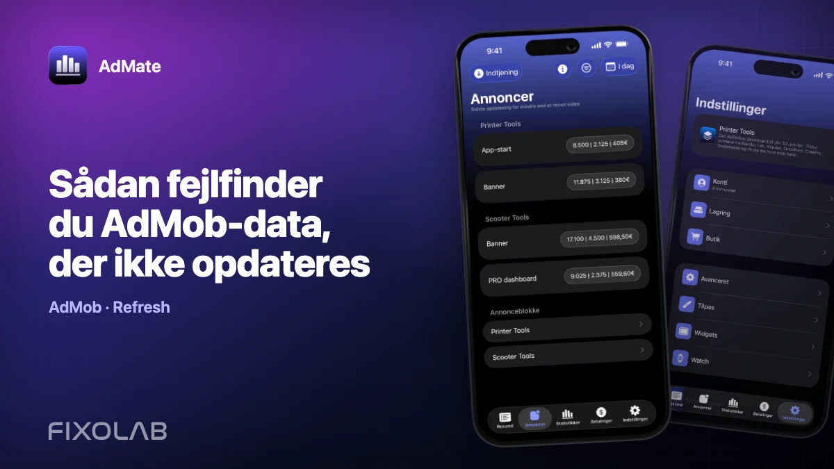 Sådan fejlfinder du AdMob-data, der ikke opdateres Sådan fejlfinder du AdMob-data, der ikke opdateres