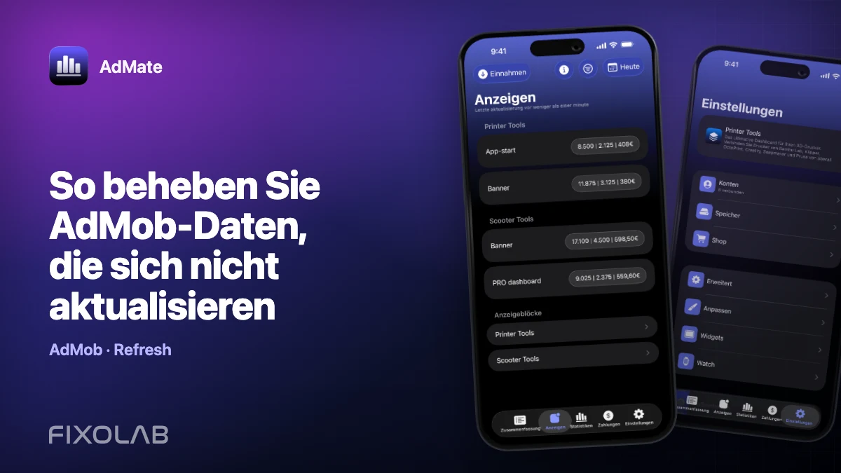 So beheben Sie AdMob-Daten, die sich nicht aktualisieren So beheben Sie AdMob-Daten, die sich nicht aktualisieren