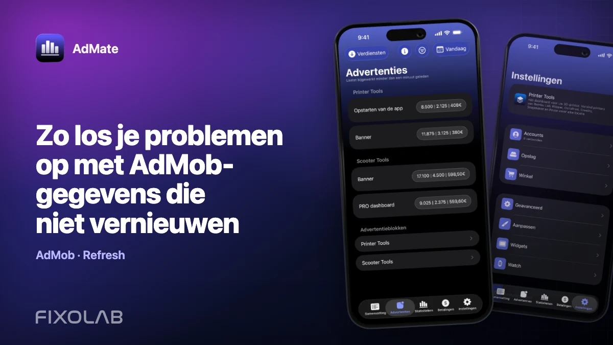 Zo los je problemen op met AdMob-gegevens die niet vernieuwen Zo los je problemen op met AdMob-gegevens die niet vernieuwen