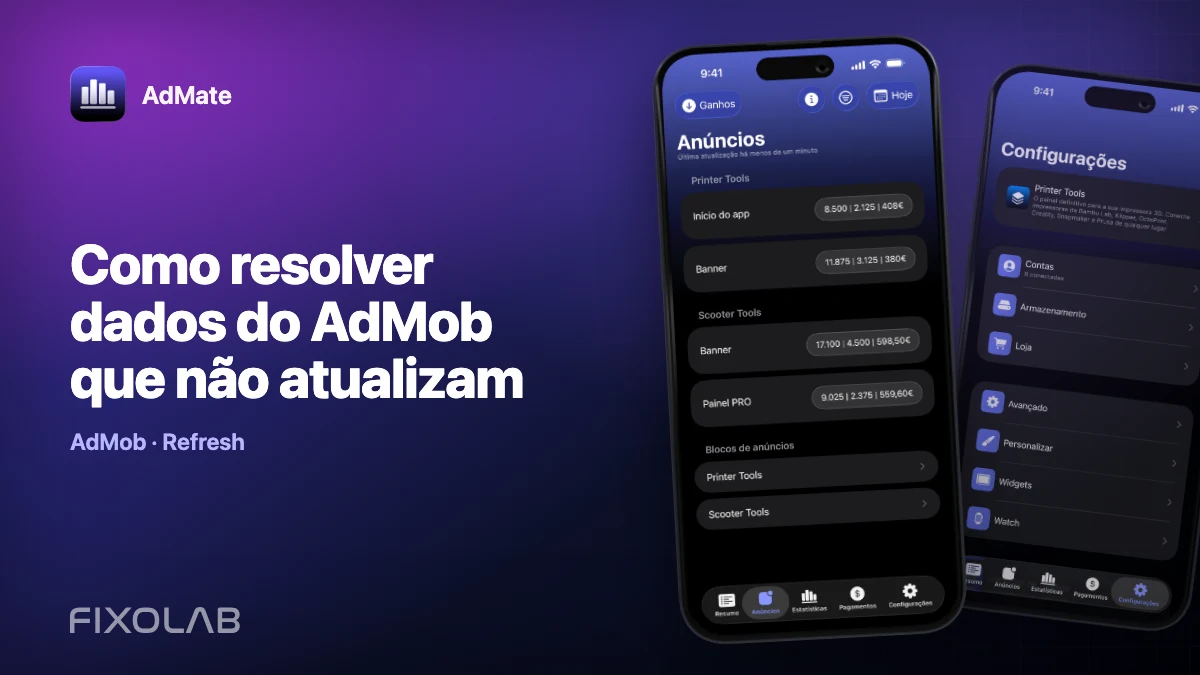 Como resolver dados do AdMob que não atualizam Como resolver dados do AdMob que não atualizam