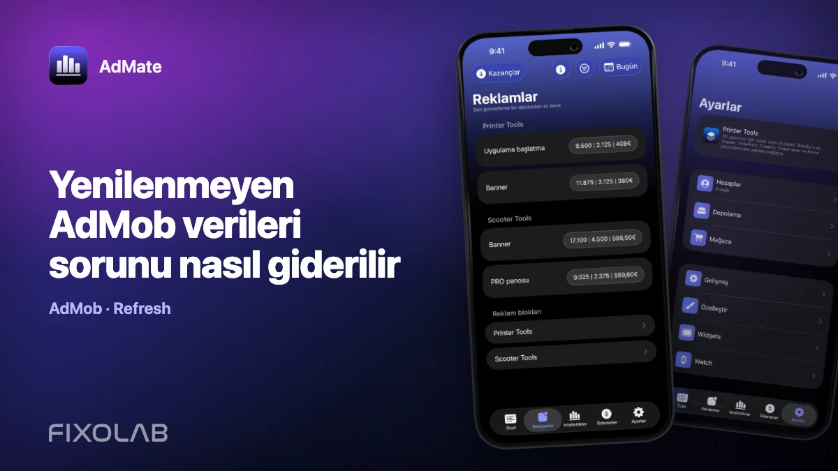 Yenilenmeyen AdMob verileri sorunu nasıl giderilir Yenilenmeyen AdMob verileri sorunu nasıl giderilir