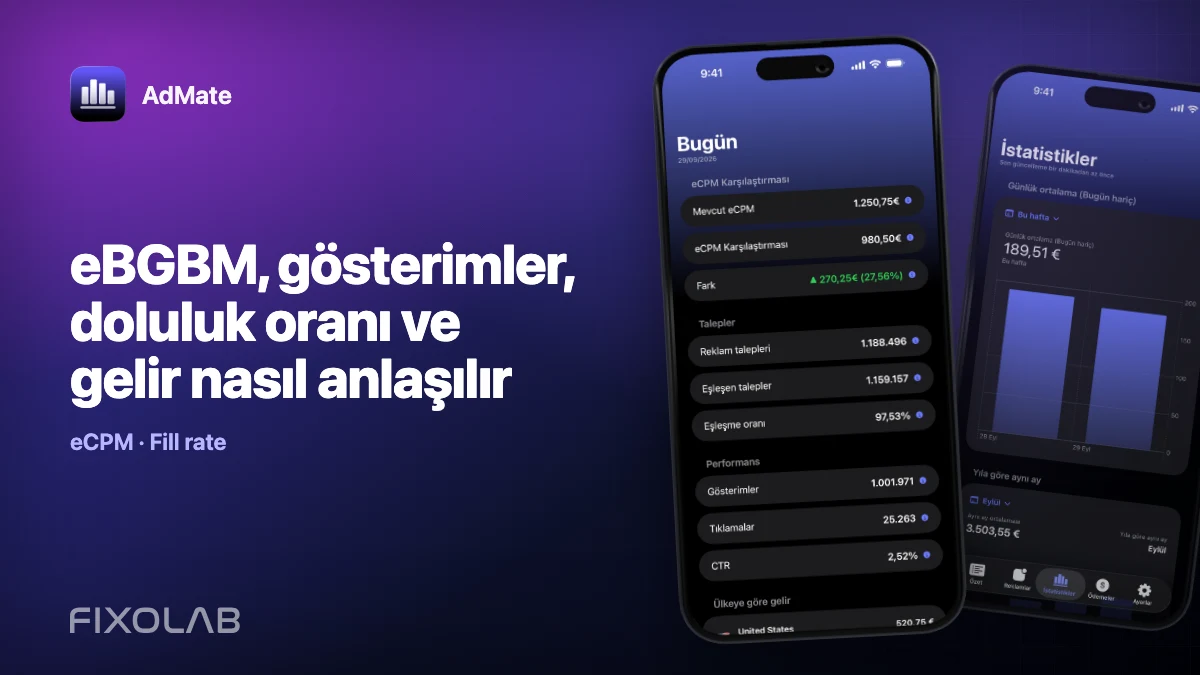 eBGBM, gösterimler, doluluk oranı ve gelir nasıl anlaşılır